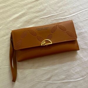 Forever Young Brown Clutch/ Wristlet/Wallet NWT Still In Original Packaging